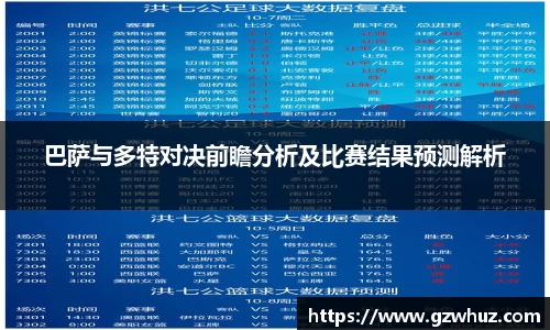 巴萨与多特对决前瞻分析及比赛结果预测解析